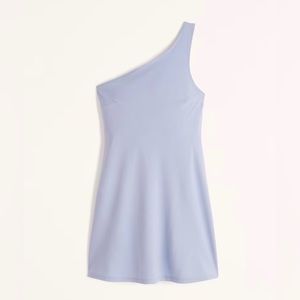 Abercrombie & Fitch Traveler Mini Dress Light Blue M Tall.